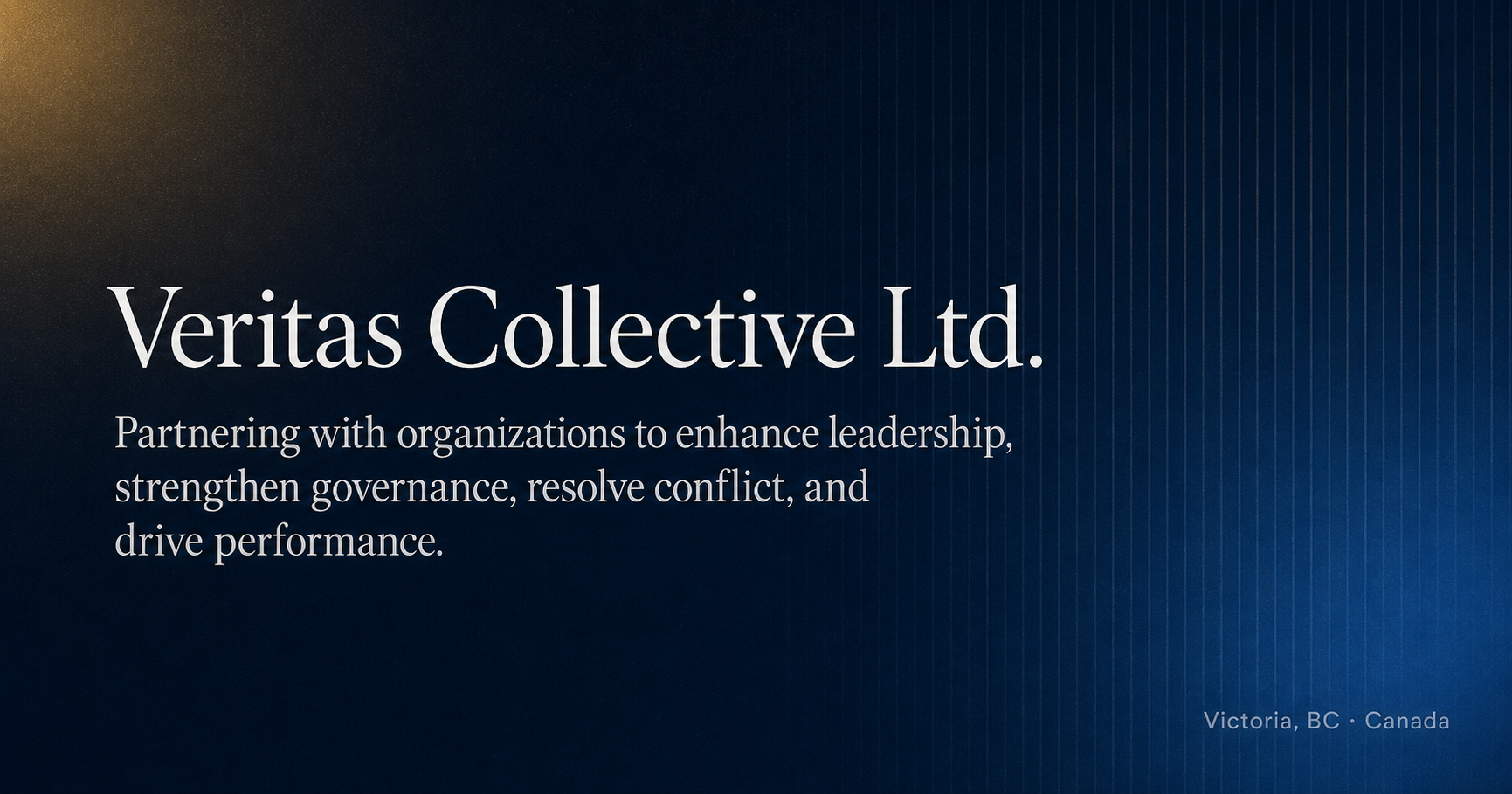 Veritas Collective Ltd. | Advisory & Training Services